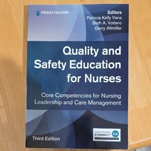 Quality and Safety Education for Nurses Book